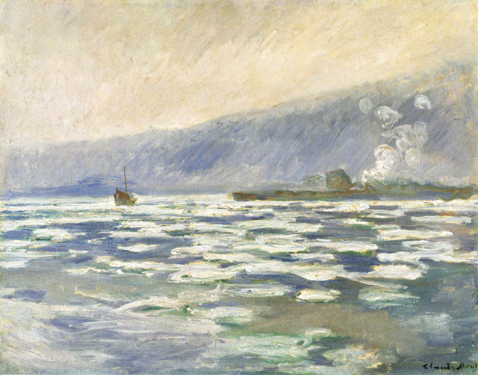Ice, Lock Port Villez 1893